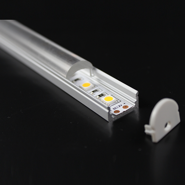 B17,1 mm * H13,4 mm (Innenbreite 12,2 mm) LED-Aluminiumprofil 60° Abstrahlwinkel